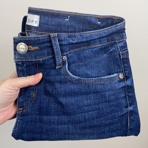 Ann Taylor LOFT Modern Skinny Dark Jeans, 25